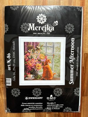 Merejka ''Summer Afternoon'' K-86 Counted Cross Stitch Kit 29cm x 29cm