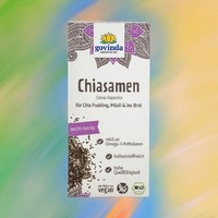 Chiasamen 450G Bio Salvia Hispanica, FüR Chia Pudding, MüSli & Ins Brot- Govinda