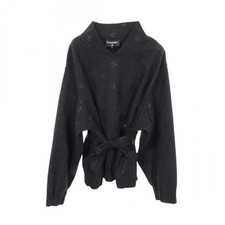 Camicia CHANEL COCO Mark P78007V69432 lana nera usata donna taglia 50