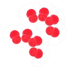 8 Pcs Red Circus Clown Nose Bulk Costume Accessories Decoration Accessory