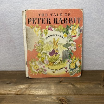 Vintage 1942 Children's Book ''the tale of Peter rabbit  by Beatrix potter