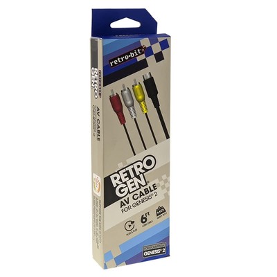 Retro-Bit-GEN-2340 Audio Visual Cable (Sega Genesis)