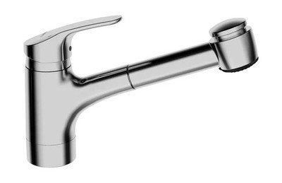 HANSA Einhebelmischer Küchenarmatur HANSAMIX 0138 2-strahlig Ausladung 235 mm
