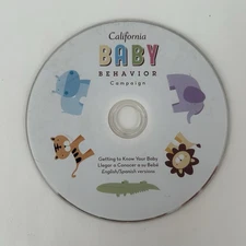 California Baby Behavior Campaign Getting to Know Your Baby English CD