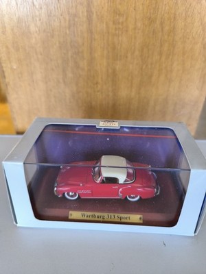  Atlas DDR Modell Collection 1:43 Modell Wartburg 313 Sport Ovp Gebraucht 
