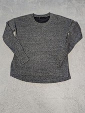 Women's Athleta Gray Long Sleeve Sweatshirt XS Thumb Holes