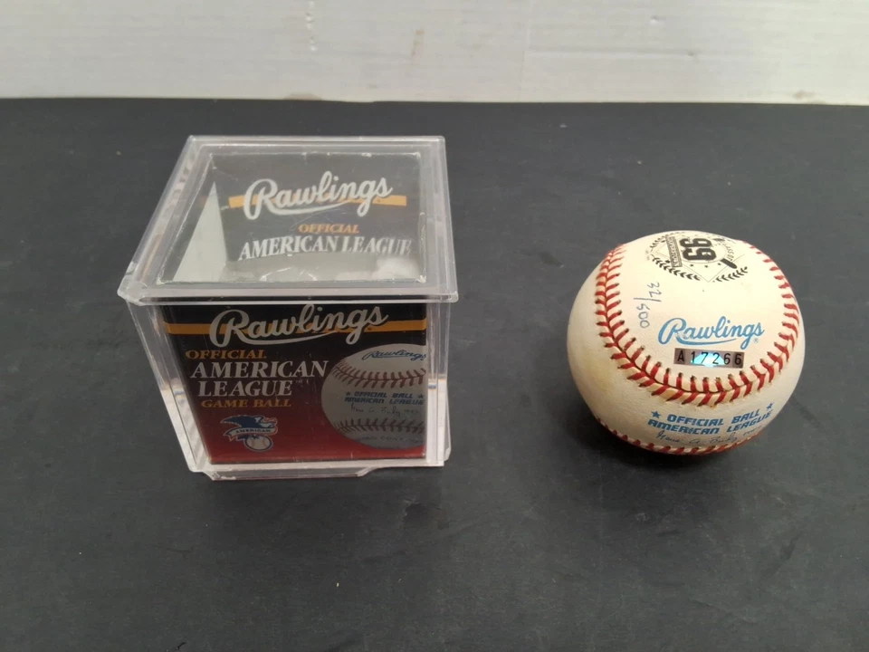 Nolan Ryan George Brett Robin Yount 1999 HOF Induction Signed Baseball w/COA #2 - Image 3 of 4