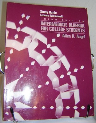 Intermediate Algebra CL ST S/G