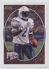 2008 Upper Deck Football Heroes LaDainian Tomlinson #58 HOF 04br