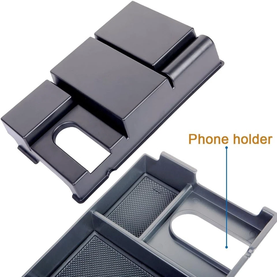 Consola central almacenamiento reposabrazos organizador caja bandeja para Toyota Tundra 2014-2021 Foto 4 de 4