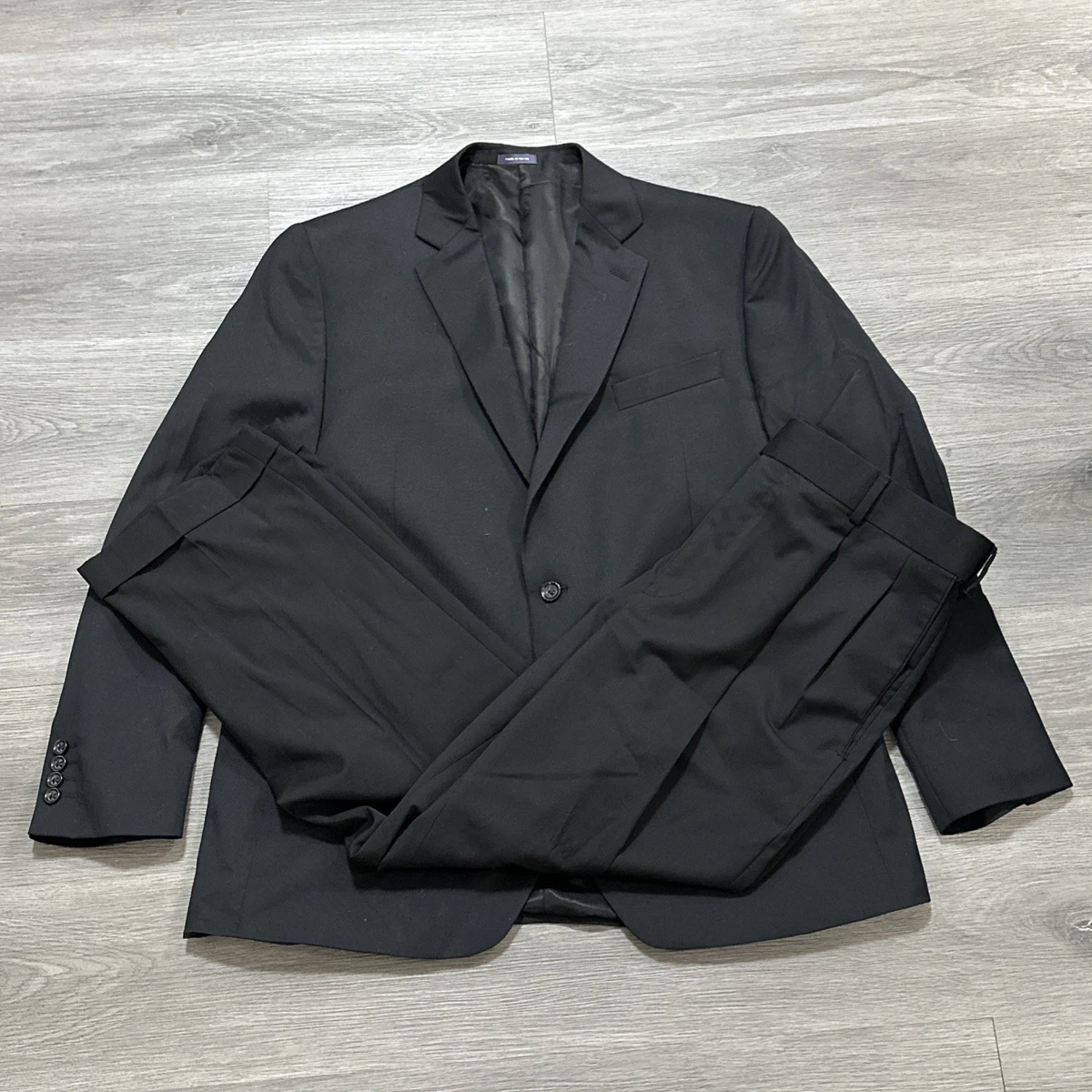 Stafford Black Suits & Blazers for Men for sale | eBay