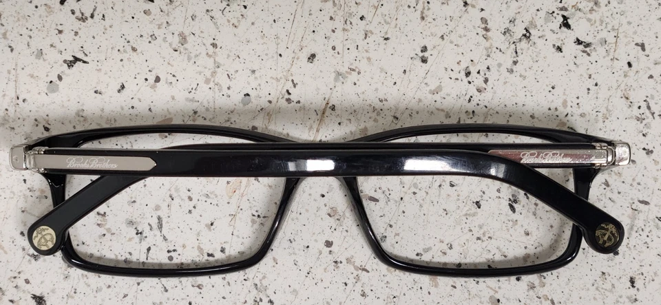 Gafas Brooks Brothers BB730 6000 53-15 140 monturas negras usadas algo de uso Foto 2 de 4