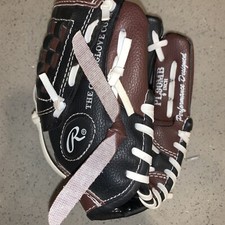 Rawlings Players Series PL90MB 9" Baseball T-Ball Youth Glove, Right-Handed RHT