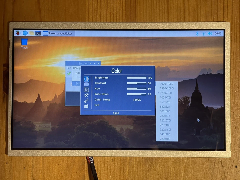 3x (10” LCD For RasPi (& PC, Mac): 1366x768 TFT LED Backlit LCD: w/HDMI) - Image 3 of 4
