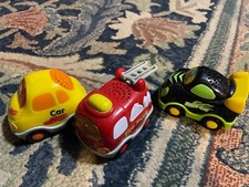 Lot of 3 Vtech Go Go Smart Wheels Vehicles Lights  Sounds working wi/batteries