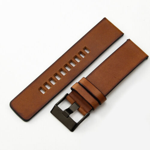 Premium Vintage Genuine Leather Watch Band Straps Mens 22 24 26 28mm Fits Diesel - Picture 11 of 11