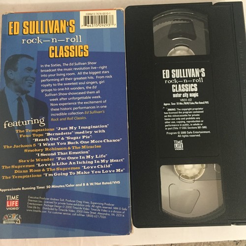 Ed Sullivan's Classics Motor City Magic VHS tape Ships Same Day With Tracking - Picture 2 of 2