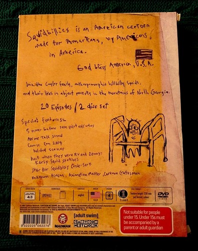 SQUIDBILLIES – VOLUME ONE - DVD, 2-DISC BOX SET - R-4, LIKE NEW, FREE POST - Picture 2 of 2