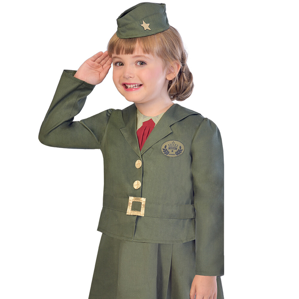 Disfraz De Chica Pin Up Del Ejército Vintage Mujer De Pinup En La