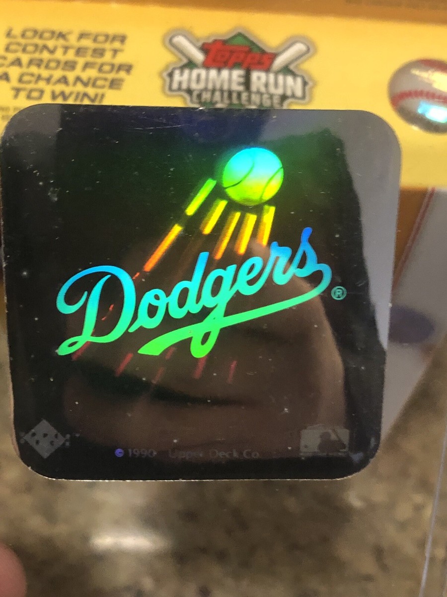 1990 Upper Deck Baseball MLB Team Logo 3D Hologram Inserts Los