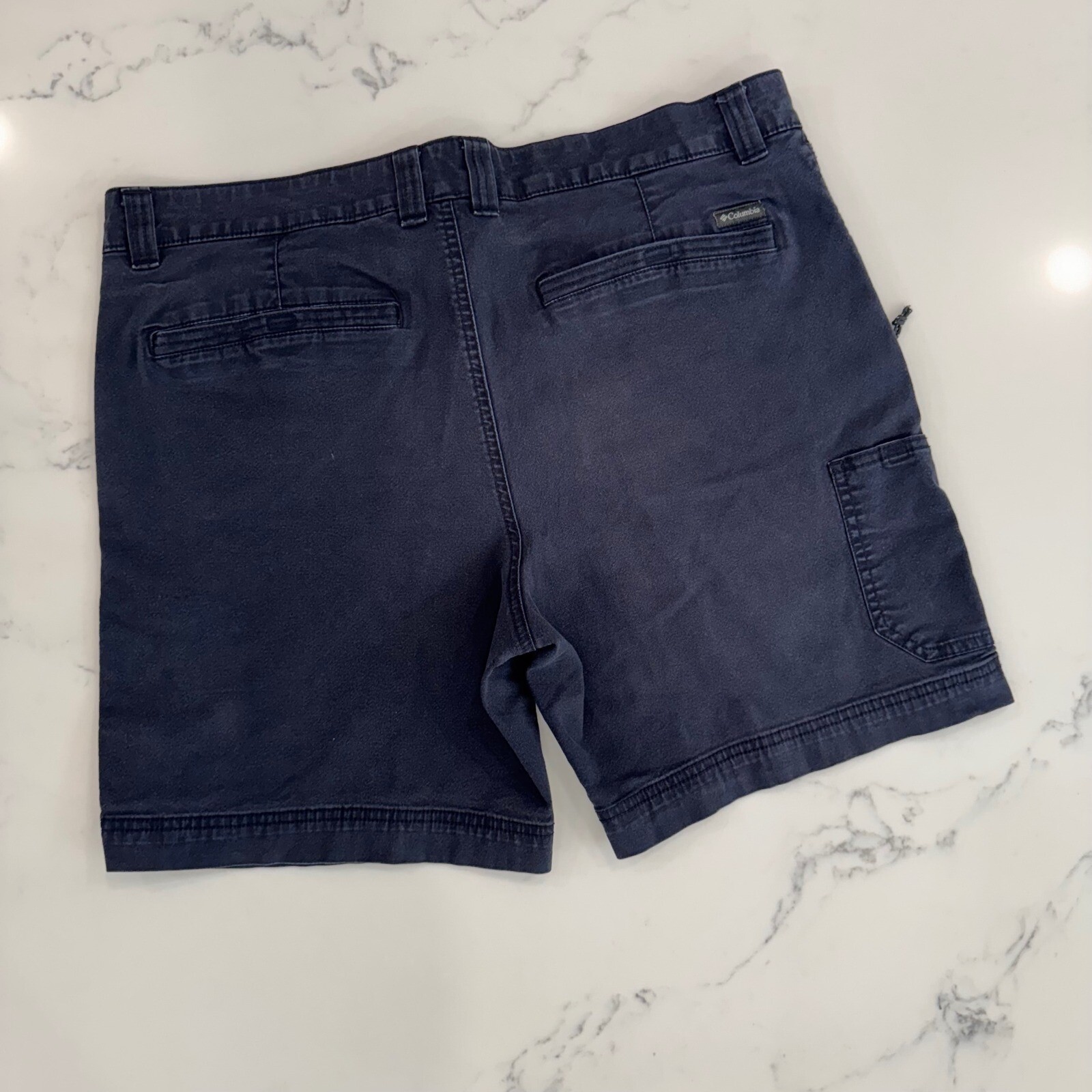 Columbia Mens 38 Shorts Cargo Casual Outdoor Regular Fit Blue Hiking Durable thumbnail 6