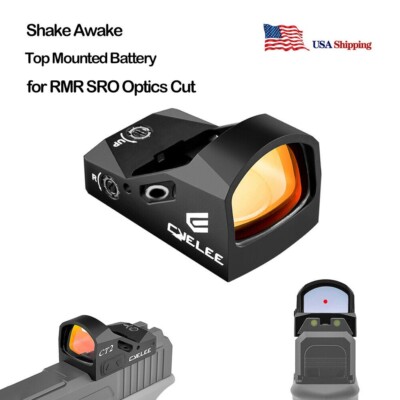 2MOA Shake Awake Red Dot Reflex Sight CT2 for RMR Cut Plate MOS TP9 PDP Mount