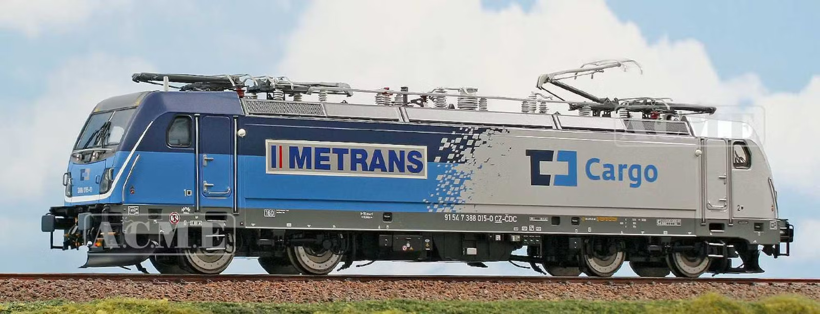 Acme 69692 ČD Cargo - METRANS Locomotive TRAXX Class 388 015 DCC Sound