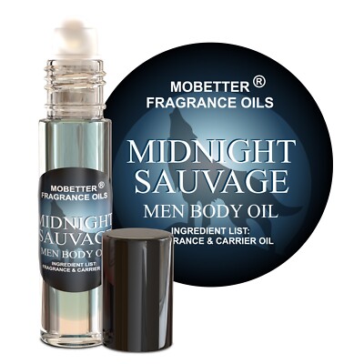MOBETTER FRAGRANCE OILS Midnight Savage Parfume Body Oil for Men