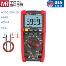 UNI-T UT15B PRO T-RMS Digital Multimeter Auto AC/DC VFC Tester OHM Cap Flashlit