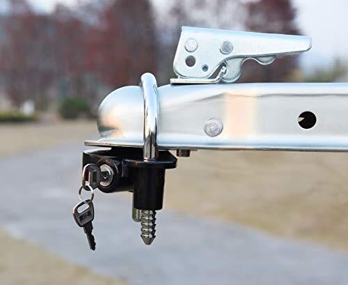 5/8" Hitch Pin Lock With 2 Keys - Universal Tow Receiver Lock For Truck RV Trailer