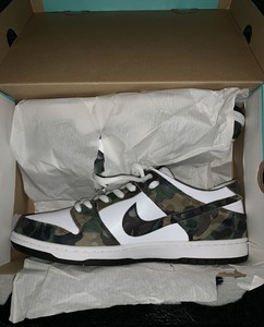 nike dunk sb low camo legion green