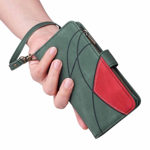 For Samsung S25 S24 S23 S22 S21 S20 Zipper Wallet Card Holder Leather Case Cover - Picture 27 of 38