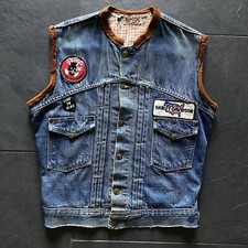 1950s Big Smith Buckaroo Biker MC Denim Vest