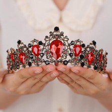 Vintage Crystal Headband Baroque Rhinestone Headband for Women and Girls Brid...