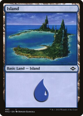 10x ISLAND Basic land (mixed art) - NM - Modern Horizons 2 - SPARROW MAGIC mtg