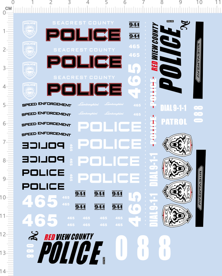 Police Car Stickers Png