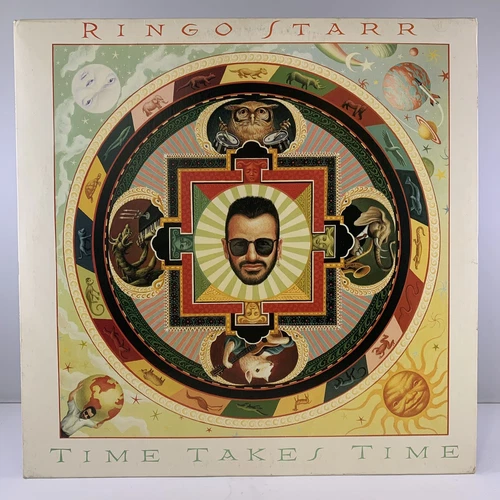 Ringo Starr Time Takes Time Promo Lp Vinyl Brazil 1992 NM/VG+ w/ Insert