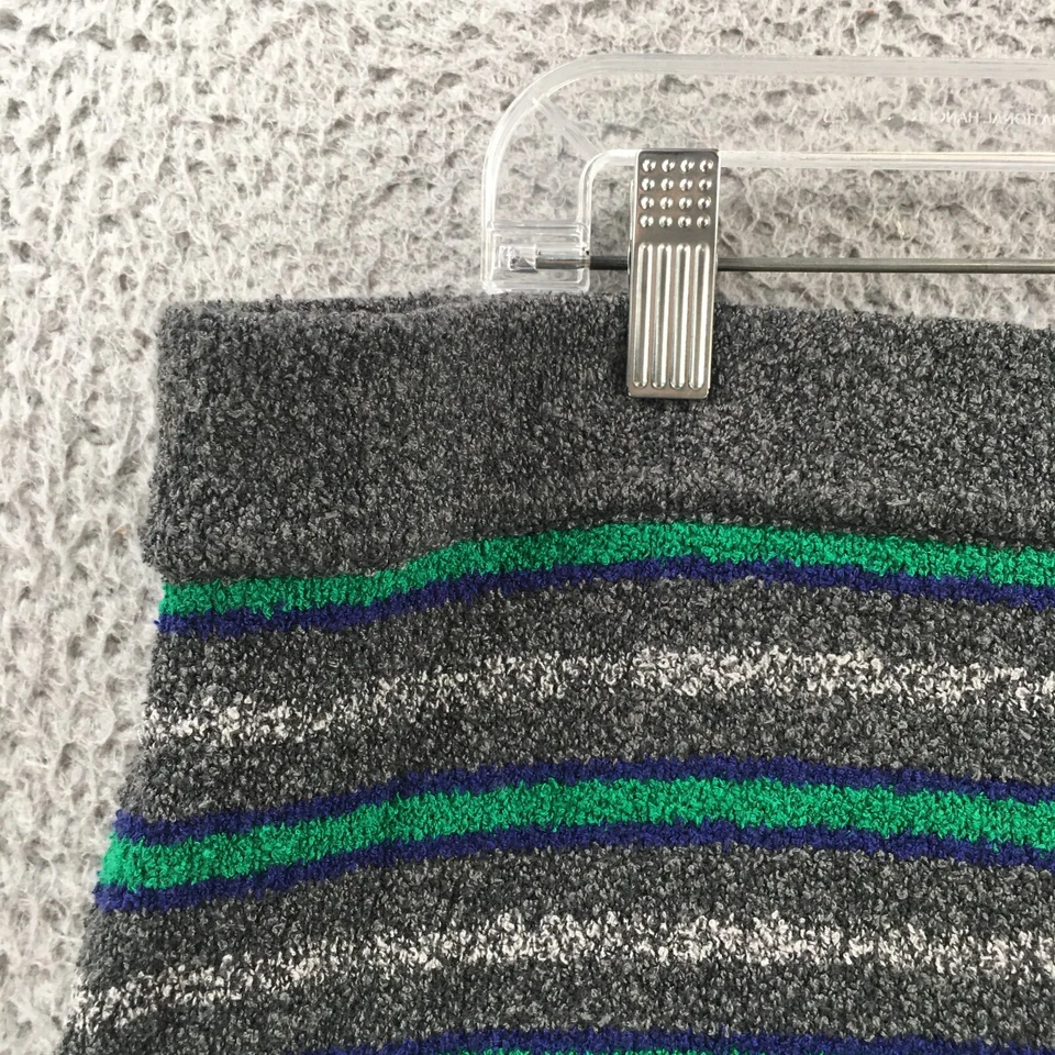 Liz Claiborne A 字裙女式 XXL 多色条纹弹性腰带新品 — 第 3/4 张图片