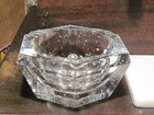 Orrefors Scandinavian signed crystal ashtray