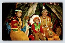 Postcard Native American Indian Family Generations 1960s Unposted Chrome