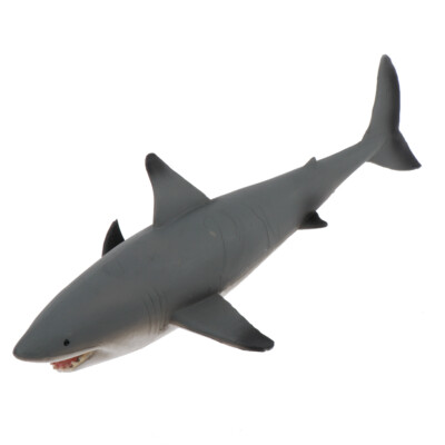 Great white shark 7 inches solid plastic sea animal marine