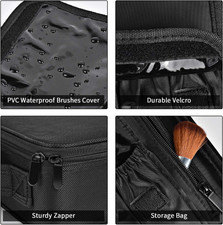 12 Borse In Tela Bianche Vuote Con Cerniera - Per Trucco, Pittura, DIY, Regali - Foto 10