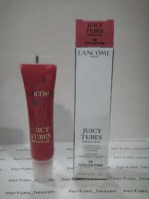 Lancome Juicy Tubes Original Ultra Shiny Hydrating Lip Gloss ~ 08 Tickled Pink ~