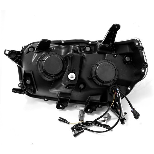 For 10-13 Toyota 4Runner Alpha Black Luxx LED Projector Headlights Headlamps - Picture 11 of 13