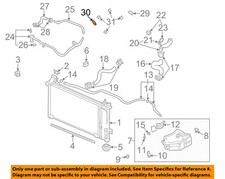 GM OEM 01-05 Aztek, componentes de radiador de refrigeración Rendezvous - manguera 24504913
