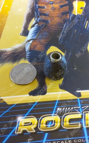 Hot toys MMS252 Rocket GOTG Vol. one action figure's 1/6 scale neck only - Picture 3 of 3