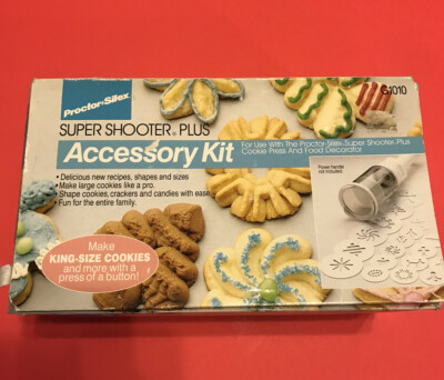 Proctor Silex Super Shooter Plus ACCESSORY KIT Md. G1010 King Size Cookies (1i)