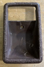 84 - 89 TOYOTA 4RUNNER FRONT INTERIOR DOOR HANDLE BEZEL TRIM BROWN