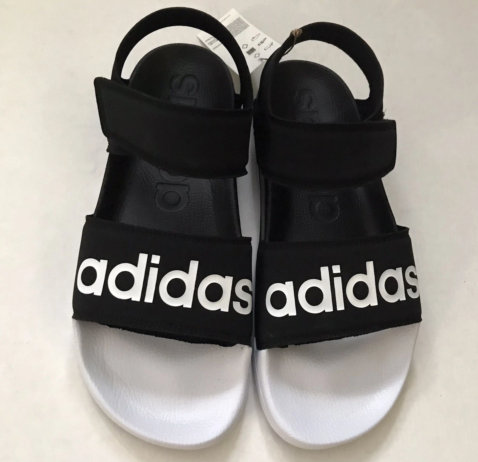 Sandali Adidas donna Adilette infradito infradito infradito.11. A forma di plantare. Autentici