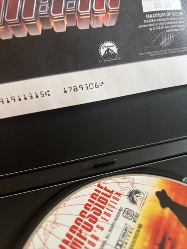 Mission: Impossible (DVD, 2006, Special Collectors Edition) - Picture 3 of 3